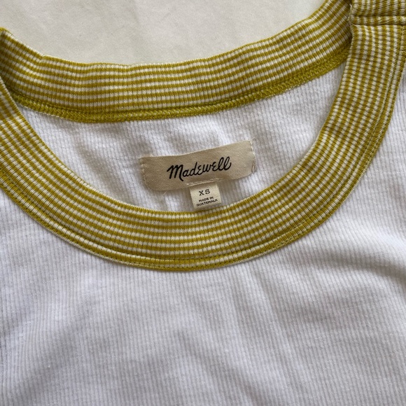 Madewell Rib Cutaway Crop Tank - Picture 4 of 6